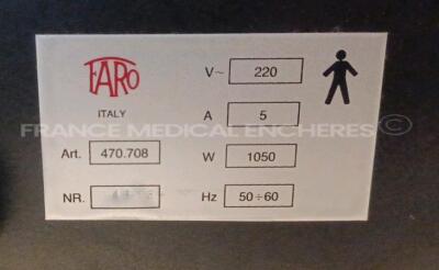 Faro Sterilization Unit Autoclave 470.708 (Powers up - Damaged - See Pictures) - 6