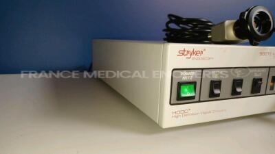 Stryker Endoscopy Camera Control Unit 882 - w/ Camera 882TE - 32mm (Powers up - Blurred/No Color Image - See Pictures) *99D000184* - 2