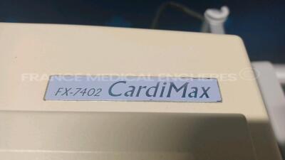 Lot of 2 x Fukuda Denshi ECG FX-7402 CardiMax - YOM 2006 and 2009 (Both power up) *50001130/38081123* - 7