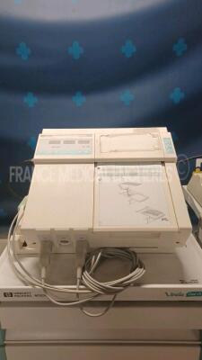 Lot of 1x HP Fetal Monitor Viridia Seria 50A w/ 2x US Probes and 1x HP Fetal Monitor Series 50A w/ Toco and US Probes (Both power up) *3816g15061/3651g11446* - 2