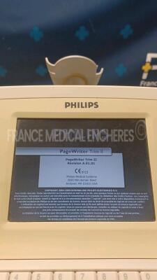 Philips ECG PageWriter Trim II - S/W A01.01 w/ ECG Sensors (Powers up) *us30713823* - 2