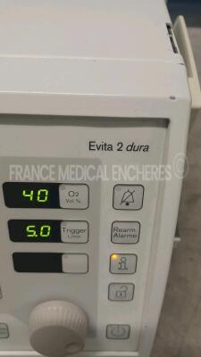 Drager Ventilator Evita 2 dura SW 4.26 (Powers up) *arne0188* - 4