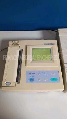 Lot of 1 x Fukuda Denshi ECG CardiMax FX-7402 - YOM 2006 and 1 x Philips ECG PageWriter 200 (Both power up) *37140907/US00603559* - 2