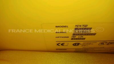 HP Defibrillator CodeMaster 100 M2475B - w/ Transport Carry Case (Powers up - Light Scratches - See Pictures) *3539A00551* - 8