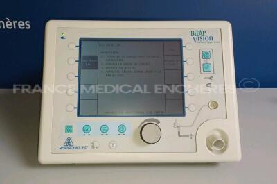 Respironics Ventilator BiPAP Vision - Count 11790 hours - Multilingual Device (Powers up) *115814*