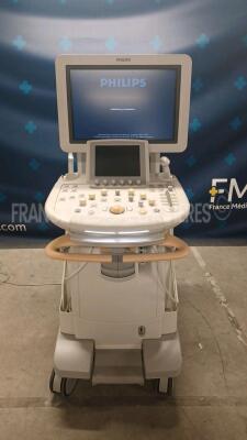 Philips Ultrasound iU22 - YOM 2012 - S/W 6.0.2 - Options - Small Parts - OB - GYN - Premium Imaging - Basic 3D Imaging - 3D/4D Imaging - 3D Color - Language Option French w/ Philips Probe C10-3v and Philips Probe V6-2 (Powers up) *B09PVQ/B07ZB3/B05NQ8*