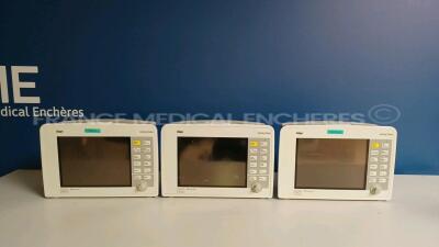 Lot of 3 x Drager Patient Monitors Infinity Delta - YOM 2012/2007 (No Power - Damaged - See Pictures) *6004646262/5398388554/6004650373*