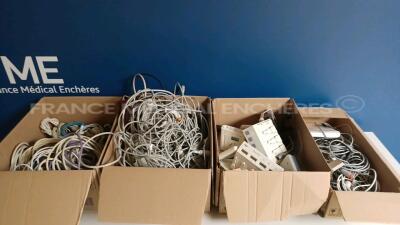 Mixed lot of Drager/Siemens Modules - ECG Leads - SPO2 cables/sensors (Untested)