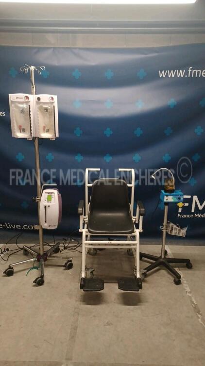 Lot of 1x Fluido Blood/Fluid Warming Unit 651230 and 1x Kern Chair Scale MCC250K100M - YOM 2014 and 1x Syst’am Humidifier LS (All power up) *120402153/WF1414373/DD053223*