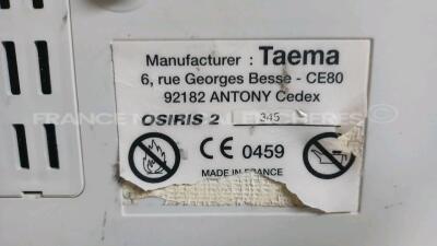 Taema Ventilator Osiris 2 (Untested - Missing Power Supply) *345* - 3