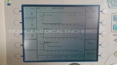 Respironics Ventilator BiPAP Vision - Count 11790 hours - Multilingual Device (Powers up) *115814* - 6