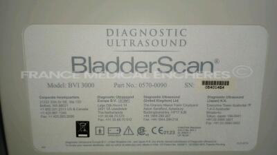 Lot of 1 x Diagnostic Ultrasound Bladder Scan BVI 3000 - w/ Probe P/N 570-0091 and 2 x System Assistance Medical Humidifiers DP100 (All power up - Missing Printer - Damaged - See Pictures) *05401464/DC026011/DC038819/23321* - 10