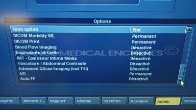 GE Ultrasound Vivid S6 - YOM 2014 - S/W 12.2 - Options - ATO/ASO - Anatomis TM - Tissue Velocity Imaging Tissue Tracking / M4S-RS - LOGIQView - Convex Virtual - TEE - Exportation USB - Stress Optim - DICOM - AFI w/ GE Probe 9L-RS - YOM 2014 and Sony Digit - 12