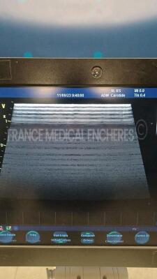 GE Ultrasound Vivid S6 - YOM 2014 - S/W 12.2 - Options - ATO/ASO - Anatomis TM - Tissue Velocity Imaging Tissue Tracking / M4S-RS - LOGIQView - Convex Virtual - TEE - Exportation USB - Stress Optim - DICOM - AFI w/ GE Probe 9L-RS - YOM 2014 and Sony Digit - 13