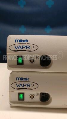 Lot of 2x Vitek Electrosurgical Units VAPR3 - YOM 2008 and 2011 (Both power up) *1120764/0820401* - 2