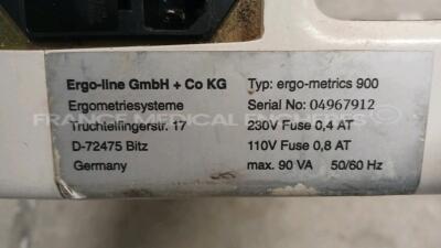 GE Ergometer Ergoline (Powers up) *04967912* - 7