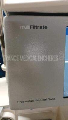 Lot of 1x Nikkiso Dialysis DBB-07 (No power) and 1x Fresenius Dialysis multiFiltrate - YOM 2013 - S/W 5.2 (Powers up) *73007N03/3MUG7632* - 3