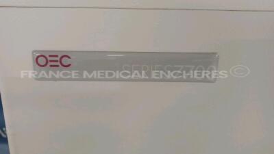 GE C-Arm OEC Series 7700 - YOM 2002 w/ Workstation and Footswitch and Remote Control and Sony Video Graphic Printer (Powers up) *79s1569* - 4