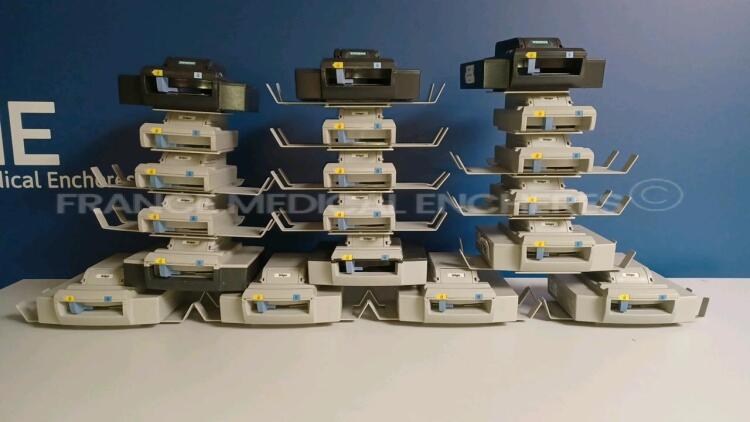 Lot of 19 x Drager/Siemens Monitor Docking Workstations (Untested)