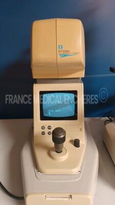 Lot of 1x Nidek Tonometer NT-3000 and 1x Olympus Fluorescence Microscope MI (Both power up) - 2