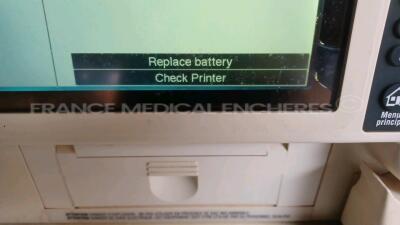 Medtronic Physio-Control Monitor/Defibrillator LIFEPAK 12 - YOM 2000 - S/W 3011371-067 - User Test Passed - Options - Pacer, CO2, SPO2, PNI, ECG, Auxiliary Power and Printer needs to be repaired - w/ Paddles and 1 x Carry Case - No Batteries included (Pow - 7