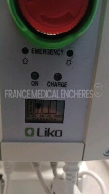 Lot of 2x Liko Patient Lifts Golvo 7007 ES w/ Remote Control (Both power up) - 2