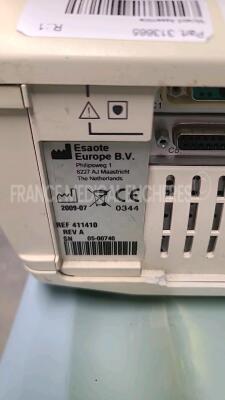 Esaote Ultrasound MyLabfive - YOM 2009 - S/W 1.01 - options clip - xview - mview - connector - doppler - CFM - w/ LA 435 probe - LA 523 probe see pictures of the tests (Powers up) *05-00740/37942/05550* - 17