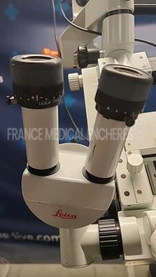 Leica Microscope Wild M655 - w/ dual binoculars 10x/21 - 10x/21B - Sony color video camera 3CCD DWC-390P - Sony camera adaptor CMA-D2MD ](Powers up) *205821* - 7