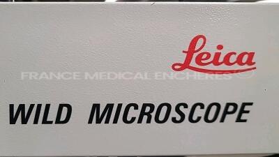 Leica Microscope Wild M655 - w/ dual binoculars 10x/21 - 10x/21B - Sony color video camera 3CCD DWC-390P - Sony camera adaptor CMA-D2MD ](Powers up) *205821* - 13