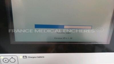 Lot of 4 x Drager Patient Monitors Infinity Gamma - YOM 2006 - S/W VF6.1-W - French Language - w/ 4 x Drager Monitor Docking Stations and 4x Power Supplies and 4 x ECG Leads and 4 x SPO2 Sensors (Both Power Up - Light Scratches - See Pictures) *5514181673 - 19