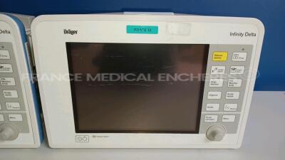 Lot of 3 x Drager Patient Monitors Infinity Delta - YOM 2012/2007 (No Power - Damaged - See Pictures) *6004646262/5398388554/6004650373* - 4