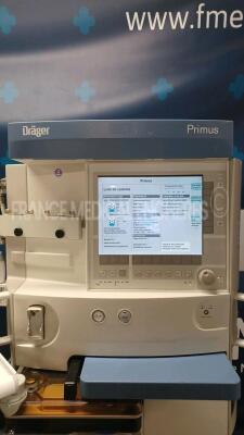 Drager Ventilator Primus - S/W 4.30 - Count 41836h (Powers up) *ascn0171* - 4