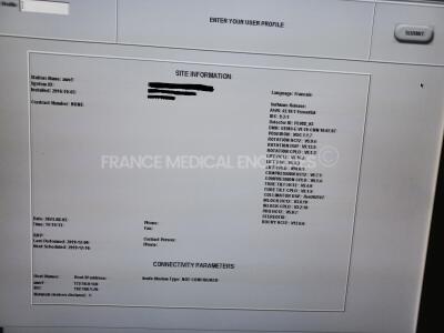 GE Mammography Unit Essential - YOM 03/2007 - S/W V43.10.1 -tube type Apollon 5492153 replaced in 2021 - flat panel generator - collimator Eclipse Sirius YOM 2020 - GE console 5117866-44 - 2 x LCD monitors - deinstalled in 2023 *5199775-2* - 14