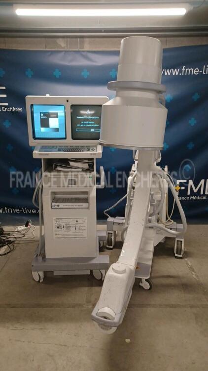 GE C-Arm OEC 9800 Plus Vascular - YOM 2002 - S/W 5.7.95 - Beam Limiting Device - YOM 2002 - Image Intensifier - YOM 2002 - HV X-Ray Generator YOM 2002 (Powers up) *822080*