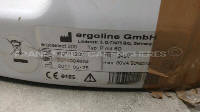 Mortara Ergometer Ergoselect200 - YOM 2011 - Damaged see picture - Untested due to the missing power supply *2011004604* - 9