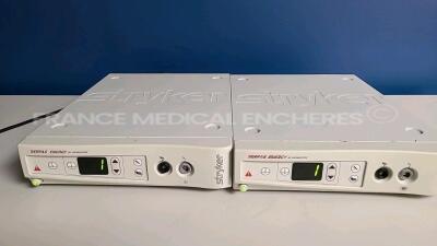 Lot of 2 x Stryker Radio Frequency Generator Serfas Energy 279-000-000 (Both power up) *0709CE824/09G028724* - 3