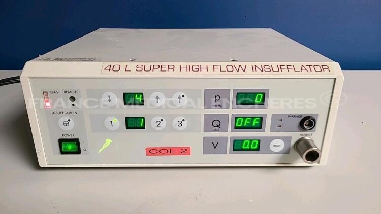 Stryker Insufflator 40 L High Flow (Powers up) *9611CE033*