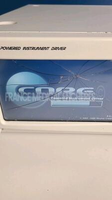 Stryker Powered Instrument Driver Core 5400-50 damaged screen ( see picture) (Powers up)*0912703623* - 3