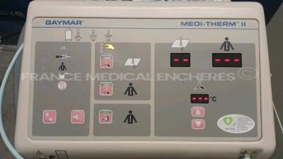 Lot of 1x Gaymar Patient Warming Unit Medi-Therm II - YOM 2007 - Count 255h and 1x Fresenius Continious Autotransfusion System CATS - S/W 2.05 (Both power up) *6y9a0460/10414000199* - 6