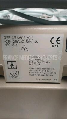 Lot of 1x Gaymar Patient Warming Unit Medi-Therm II - YOM 2007 - Count 255h and 1x Fresenius Continious Autotransfusion System CATS - S/W 2.05 (Both power up) *6y9a0460/10414000199* - 7