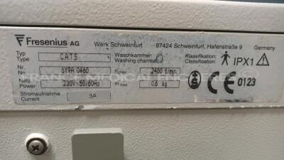 Lot of 1x Gaymar Patient Warming Unit Medi-Therm II - YOM 2007 - Count 255h and 1x Fresenius Continious Autotransfusion System CATS - S/W 2.05 (Both power up) *6y9a0460/10414000199* - 9