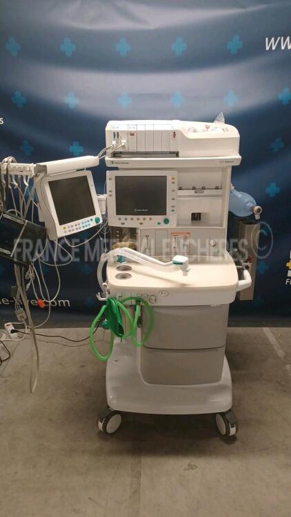 Datex-Ohmeda Ventilator S/5 Avance - S/W 5.00 Including Datex Ohmeda Monitor w/ E-Restin and E-Entropy and E-P and E-CAIO Modules (Powers up) *anbl01833*