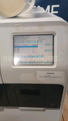 Sysmex Automated Blood Coagulation Analyzer CA-600 series - YOM 2015 - missing Workstation (Powers up) *12904* - 4