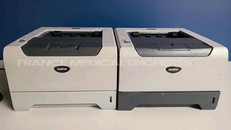 Lot of 2 x Brother Laser Printers HL-52 (Both power up) *J239512/J978899*