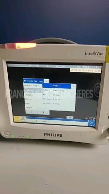 Lot of 3 x Philips Patient Monitors IntelliVue MP30 -YOM 2006/2007/2007 - S/W 01.31/00.58/00.59 (All power up) *DE62233340/DE62225855/DE6223332 - 2