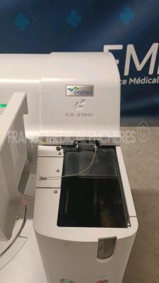 Sysmex Automated Blood Coagulation Analyzer CS-2100 - YOM 2015 - missing Workstation (Powers up) *22935* - 5