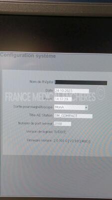 Siemens C-Arm Siremobil Compact L - YOM 2008 - S/W 2.0.1 w/ Remote Control and Footswitch - Damaged see picture (Powers up) *9851* - 12