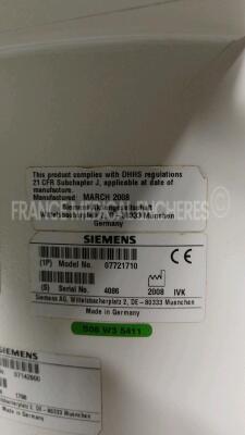 Siemens C-Arm Siremobil Compact L - YOM 2008 - S/W 2.0.1 w/ Remote Control and Footswitch - Damaged see picture (Powers up) *9851* - 14