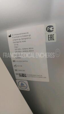 GE Ultrasound S6 BT16 - YOM 2017 - S/W 16.0.11 - Options - XTD - Advanced SRI - IOA LR2 - IEC 62359 Ed.2 - BT Activation w/ GE Probe C1-5-RS - YOM 2016 (Powers up) *VS6001190/234637YP7* - 12