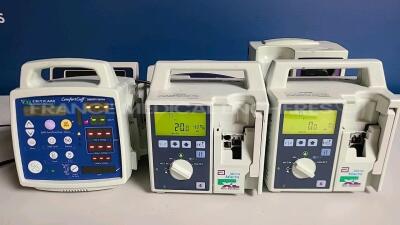 Lot of 2 x Hospira/Micro Macro Infusion Pumps Lifecare XL and 1 x 1 x Hospira Perfusion Pump Plum A plus and 1 x Welch Allyn Vital Signs Monitor 5300 and 1 x Criticare Vital Signs Monitor Comfort Cuff 506NT3 and 1 x Verathon Portable GVL Glidescope incomp